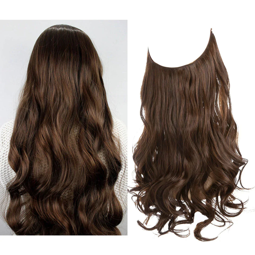 SecretHair | Premium Ekte Hår-extensions | 100% REMY-kvalitet | Volum og Lengde Uten Sømmer | Naturlig Glans | Varmebestandig og Holdbar