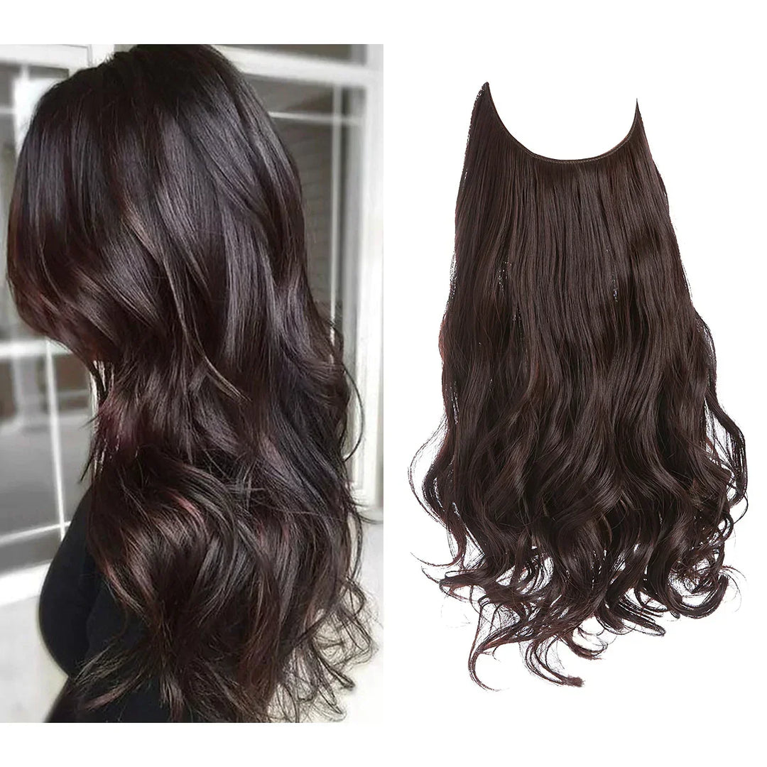 SecretHair | Premium Ekte Hår-extensions | 100% REMY-kvalitet | Volum og Lengde Uten Sømmer | Naturlig Glans | Varmebestandig og Holdbar