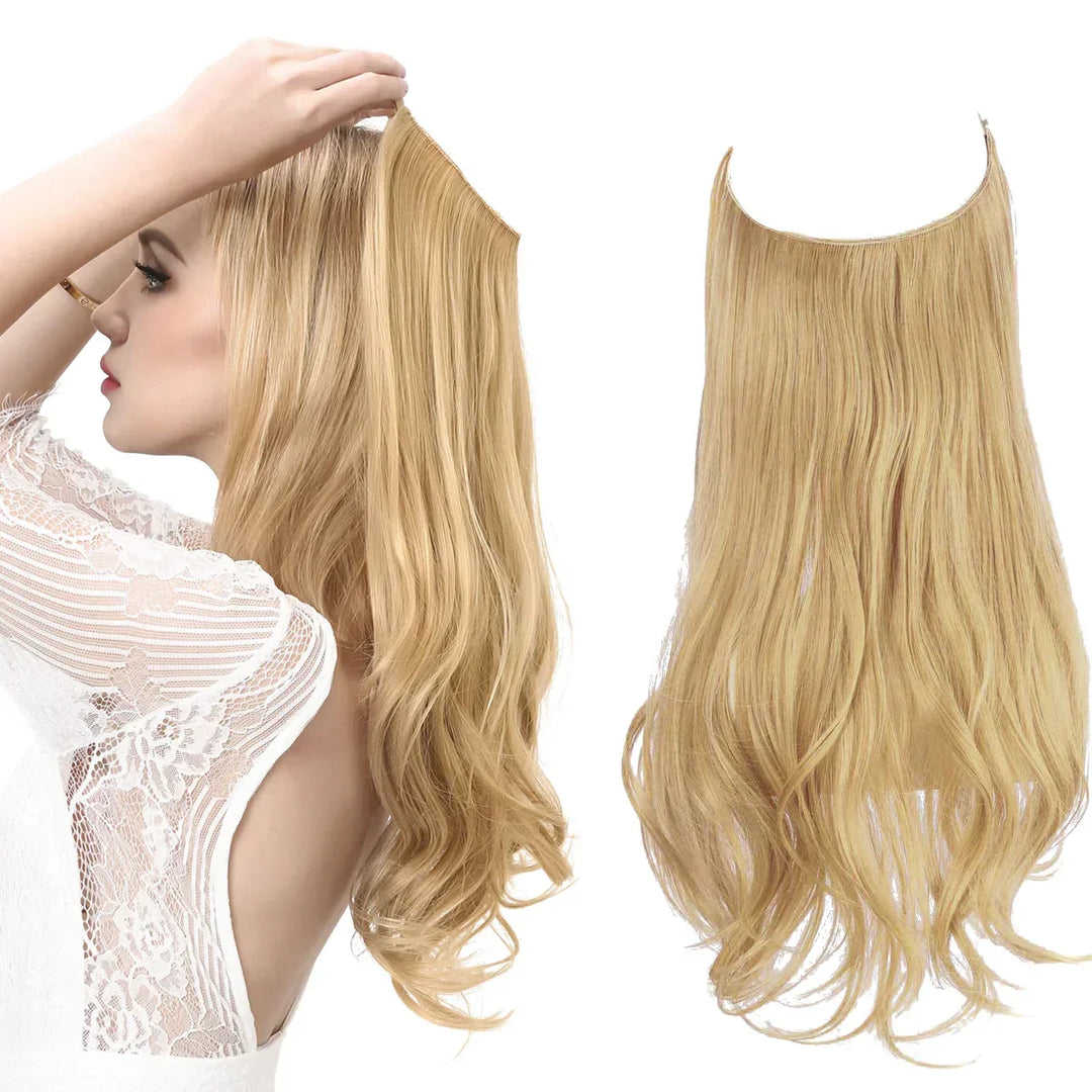 SecretHair | Premium Ekte Hår-extensions | 100% REMY-kvalitet | Volum og Lengde Uten Sømmer | Naturlig Glans | Varmebestandig og Holdbar