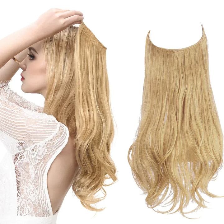 SecretHair | Premium Ekte Hår-extensions | 100% REMY-kvalitet | Volum og Lengde Uten Sømmer | Naturlig Glans | Varmebestandig og Holdbar