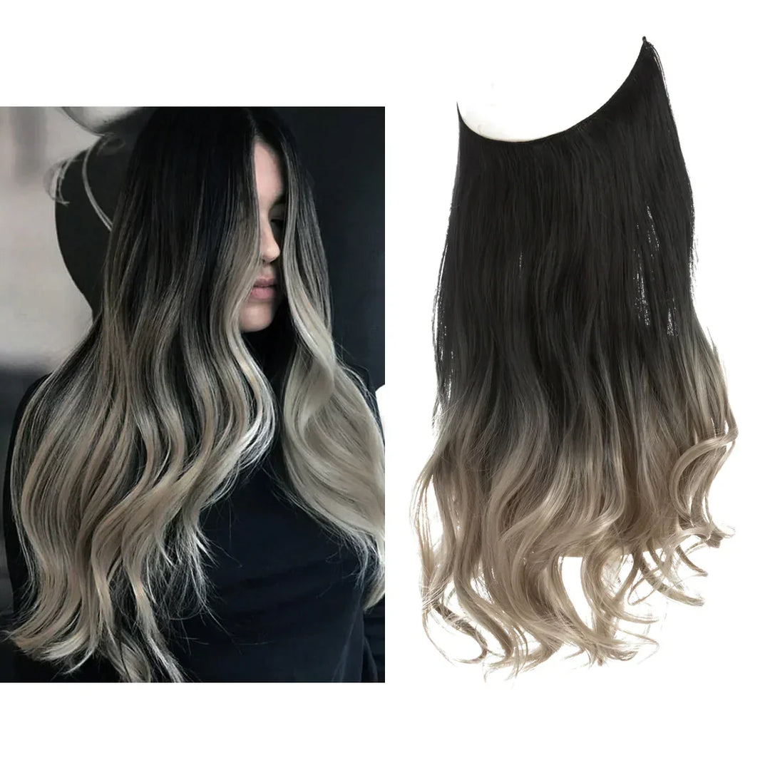 SecretHair | Premium Ekte Hår-extensions | 100% REMY-kvalitet | Volum og Lengde Uten Sømmer | Naturlig Glans | Varmebestandig og Holdbar