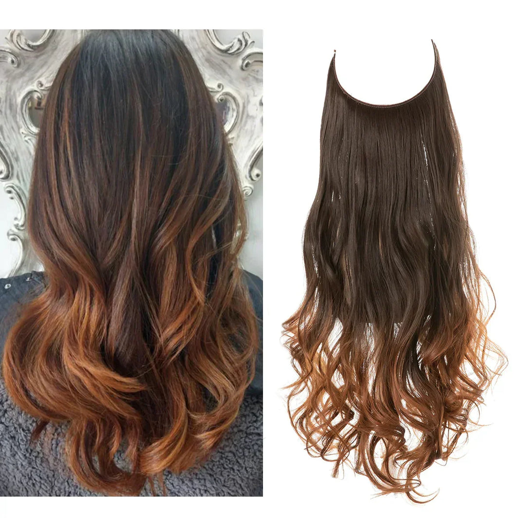 SecretHair | Premium Ekte Hår-extensions | 100% REMY-kvalitet | Volum og Lengde Uten Sømmer | Naturlig Glans | Varmebestandig og Holdbar