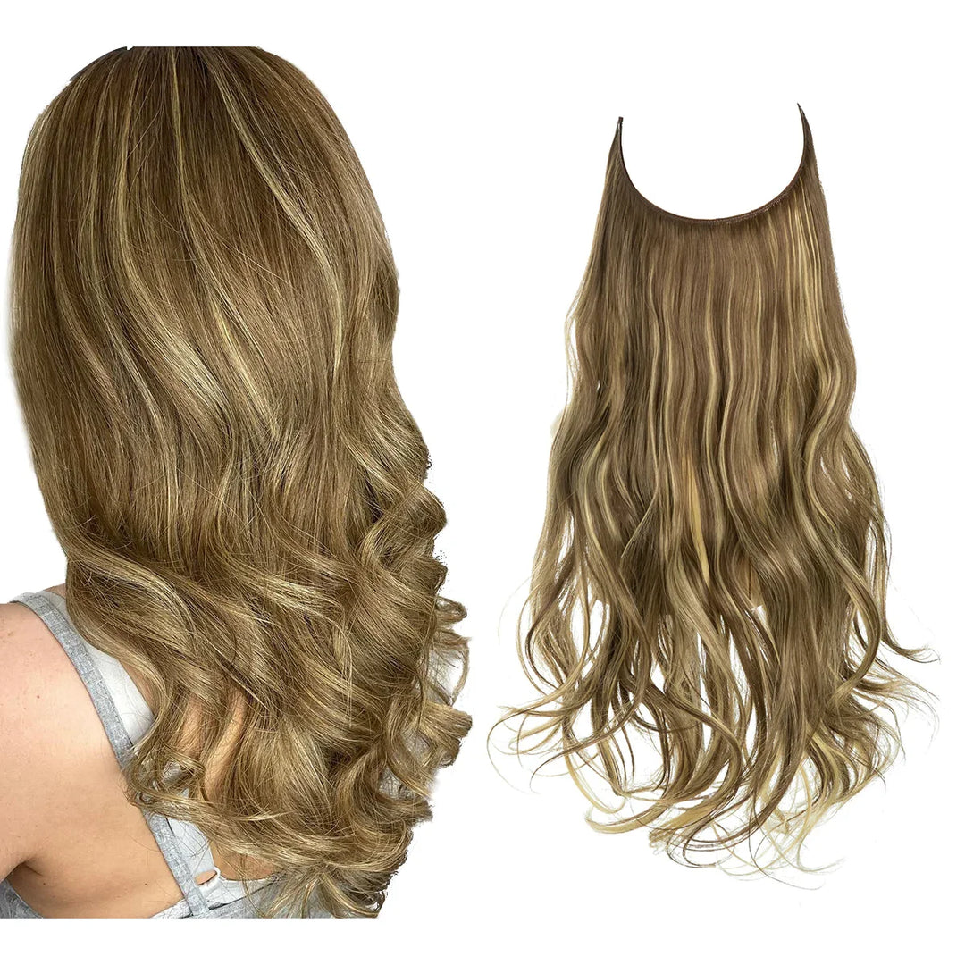 SecretHair | Premium Ekte Hår-extensions | 100% REMY-kvalitet | Volum og Lengde Uten Sømmer | Naturlig Glans | Varmebestandig og Holdbar