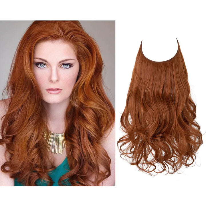 SecretHair | Premium Ekte Hår-extensions | 100% REMY-kvalitet | Volum og Lengde Uten Sømmer | Naturlig Glans | Varmebestandig og Holdbar