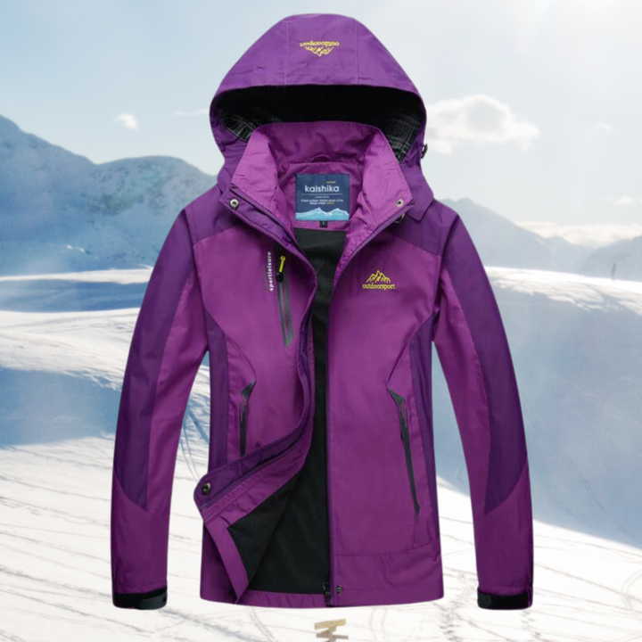 Wind- and waterproof outdoor jacket for women