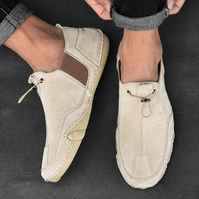 Orthopedic low-cut shoes for men