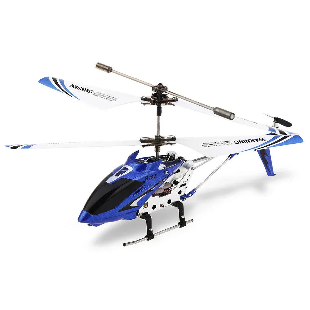 Mini RC-helikopter med gyroskop og metallramme