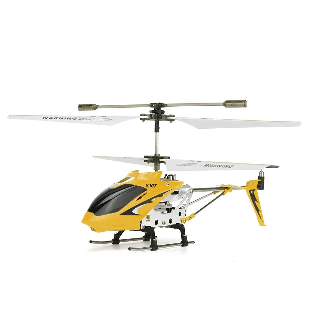 Mini RC-helikopter med gyroskop og metallramme