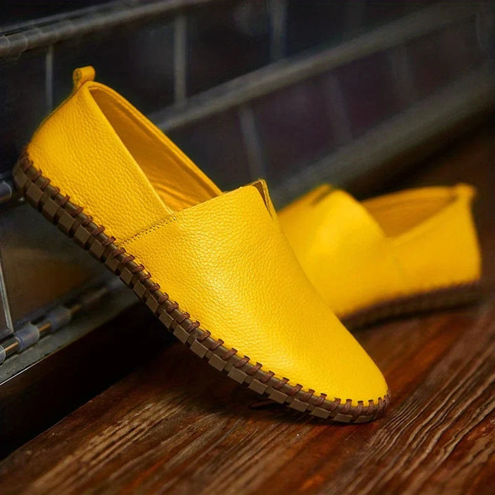 Elegante loafers – Matte slip-ons i ekte skinn