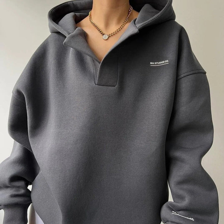 Modern winter hoodie for women