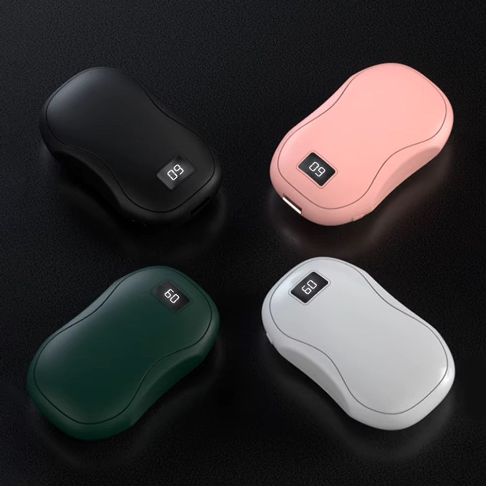 Håndvarmer og powerbank 3500 mAh med digitalt display