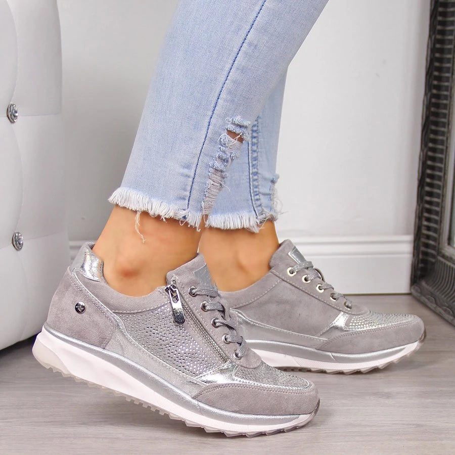 Orthopedic Breathable Sneakers with Zipper