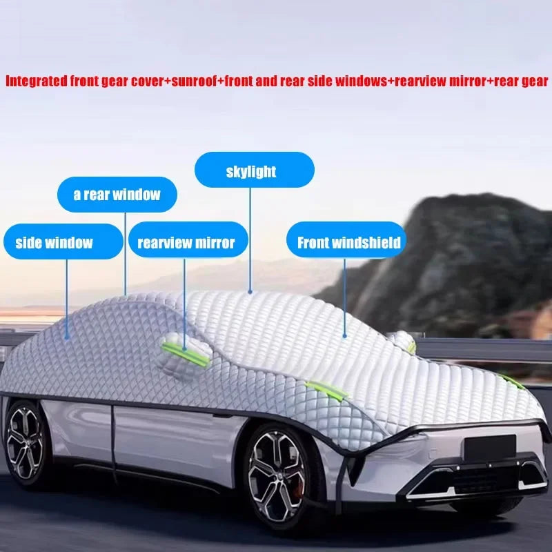 AutoProtect Biltrekk | Vanntett & UV-bestandig | Årlig Beskyttelse mot Sol, Snø & Hagl
