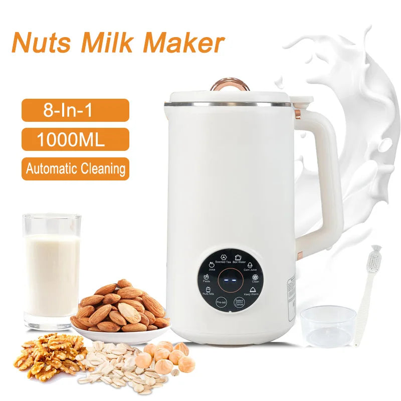 Nøttemelkmaskin 8-i-1 (1000 ml) - NutriBlend