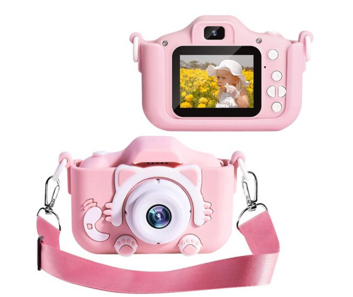 HD Mini Digital Kamera med Beskyttende Etui for Barn