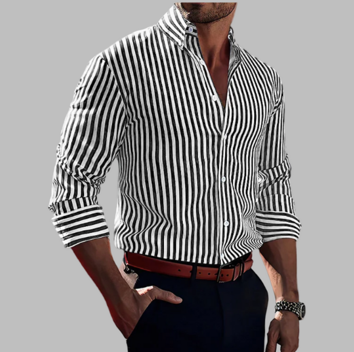 Striped cotton shirt