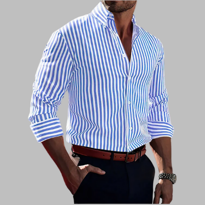 Striped cotton shirt