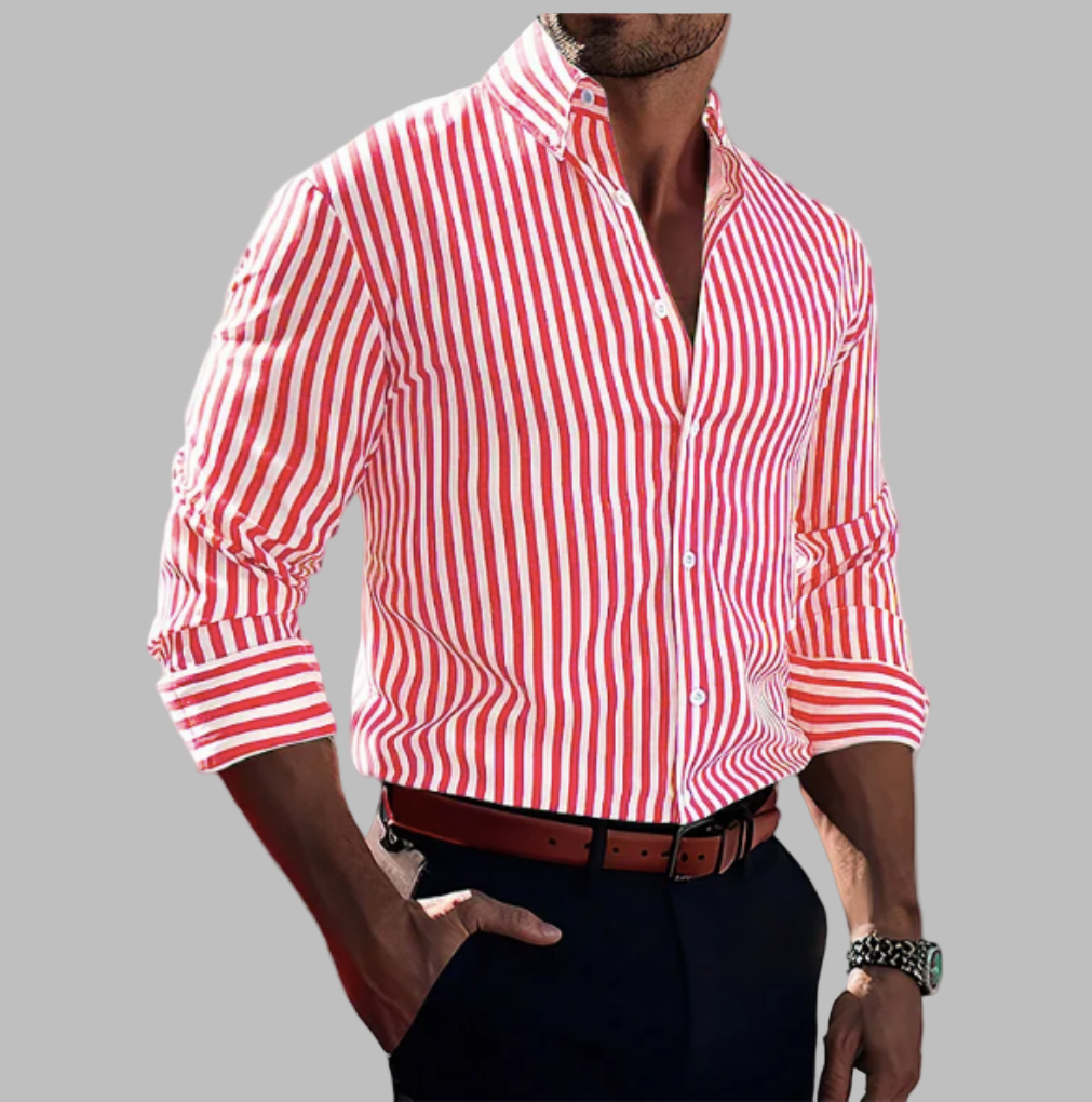 Striped cotton shirt