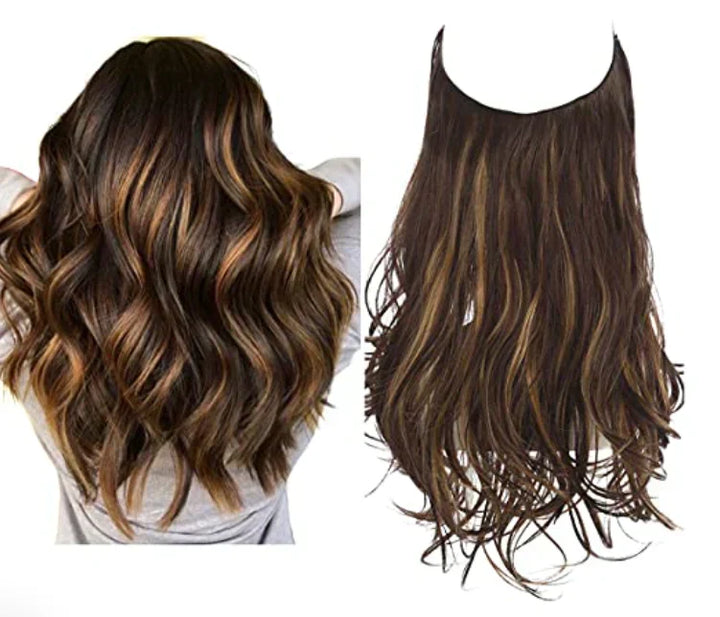 SecretHair | Premium Ekte Hår-extensions | 100% REMY-kvalitet | Volum og Lengde Uten Sømmer | Naturlig Glans | Varmebestandig og Holdbar