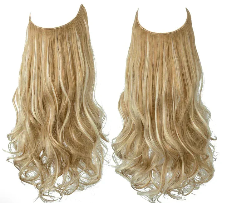 SecretHair | Premium Ekte Hår-extensions | 100% REMY-kvalitet | Volum og Lengde Uten Sømmer | Naturlig Glans | Varmebestandig og Holdbar