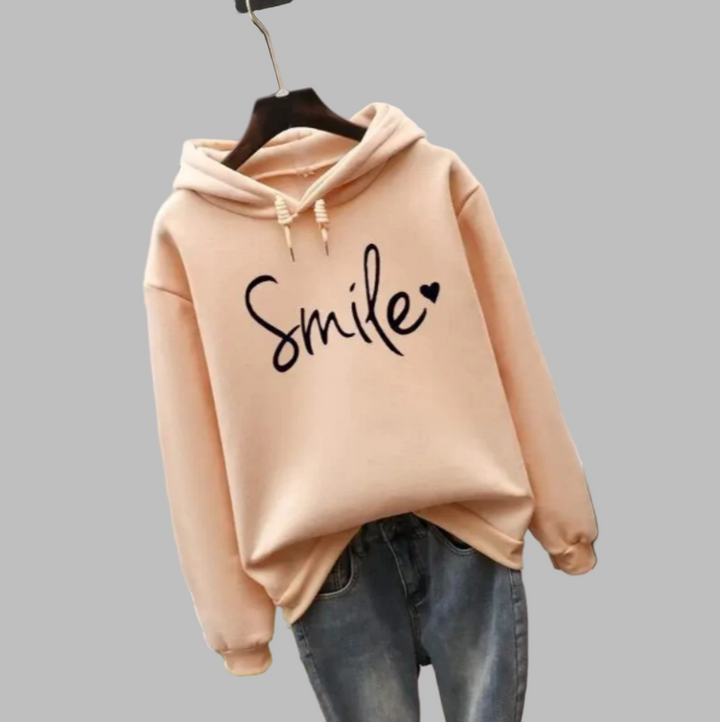 Hoodie with smile for women