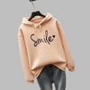 Hoodie with smile for women