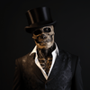 GRAVEFACE – Realistisk skjelettmaske med hette for det ultimate Halloween-kostymet