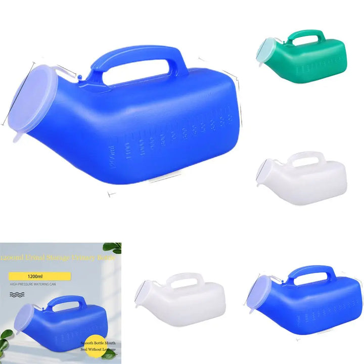 Bærbar urinflaske 1200 ml for reise og camping