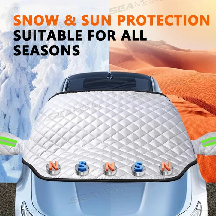 FrostGuard Pro | Frontrutetrekk i 5 lag | Magnetisk og vindbestandig | Full beskyttelse mot is