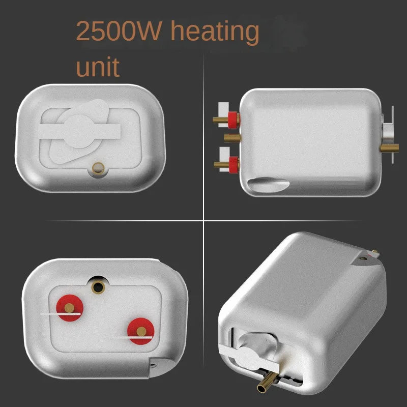 STEAMVOLT Damprenser | 2500W Høytrykk | 3 Bar Damptrykk | For Kjøkken, Bad & Hjem
