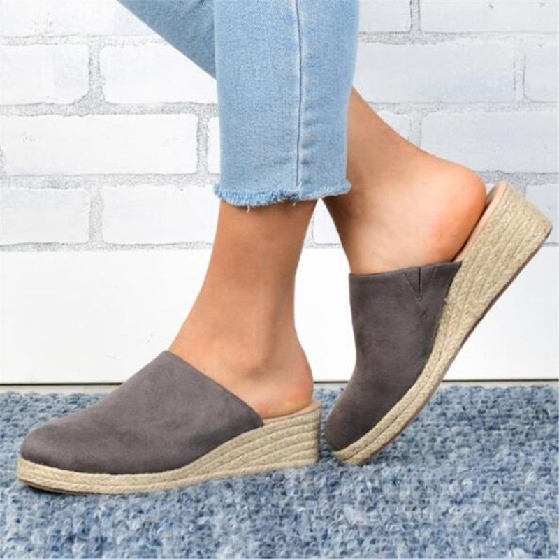 Retro chique kilehælsandaler - Vera