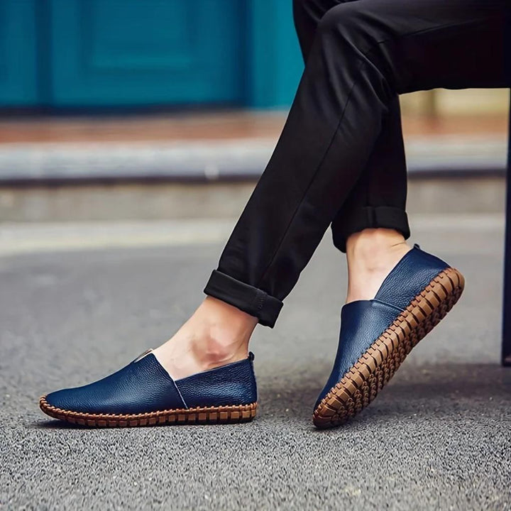 Elegante loafers – Matte slip-ons i ekte skinn