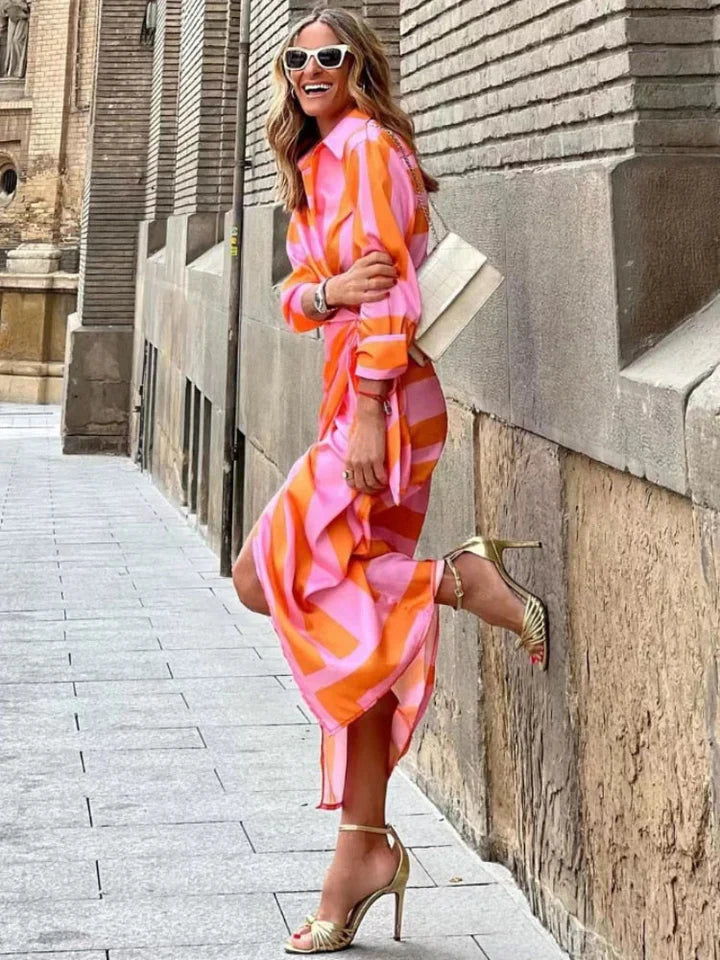 Lightweight summer dress full of colors and charm