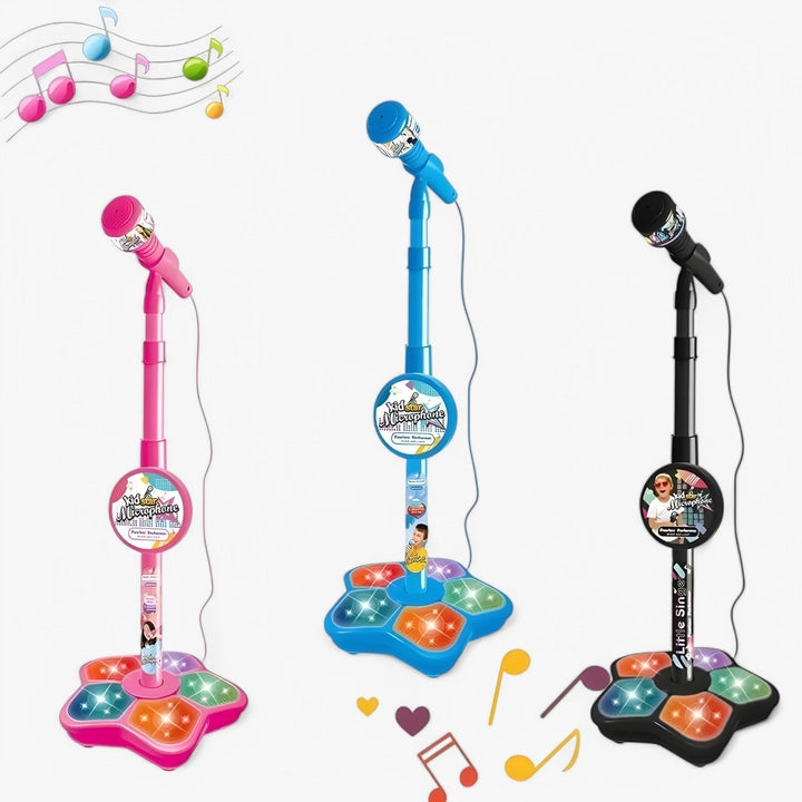 Mikrofon for barn med høydejusterbart stativ – SoundFun Stage