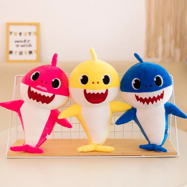 Syngende plysjhai med musikk og lys – GlowShark