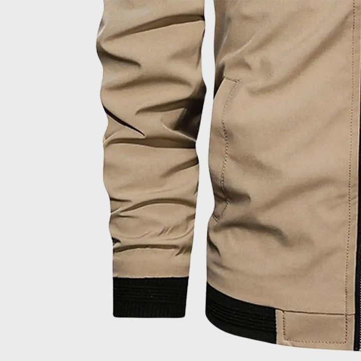 Lightweight bomber jacket for men