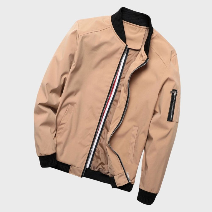 Lightweight bomber jacket for men