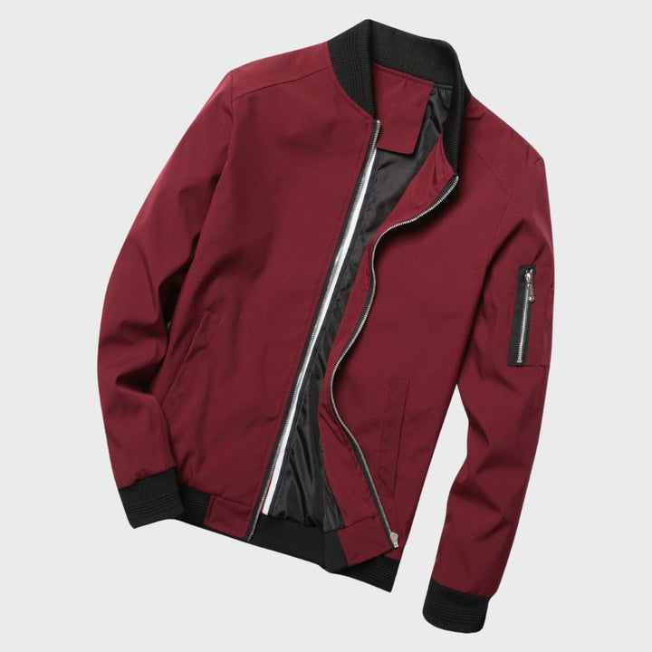 Lightweight bomber jacket for men