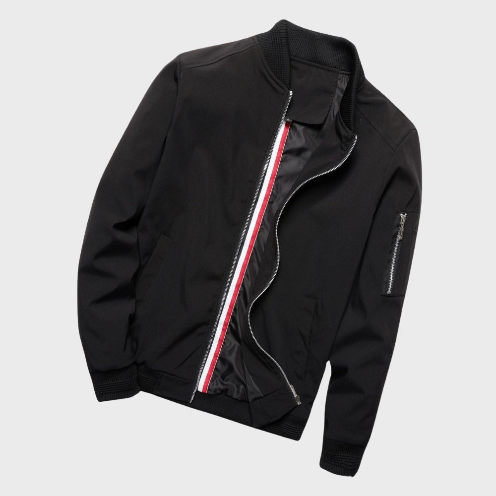 Lightweight bomber jacket for men