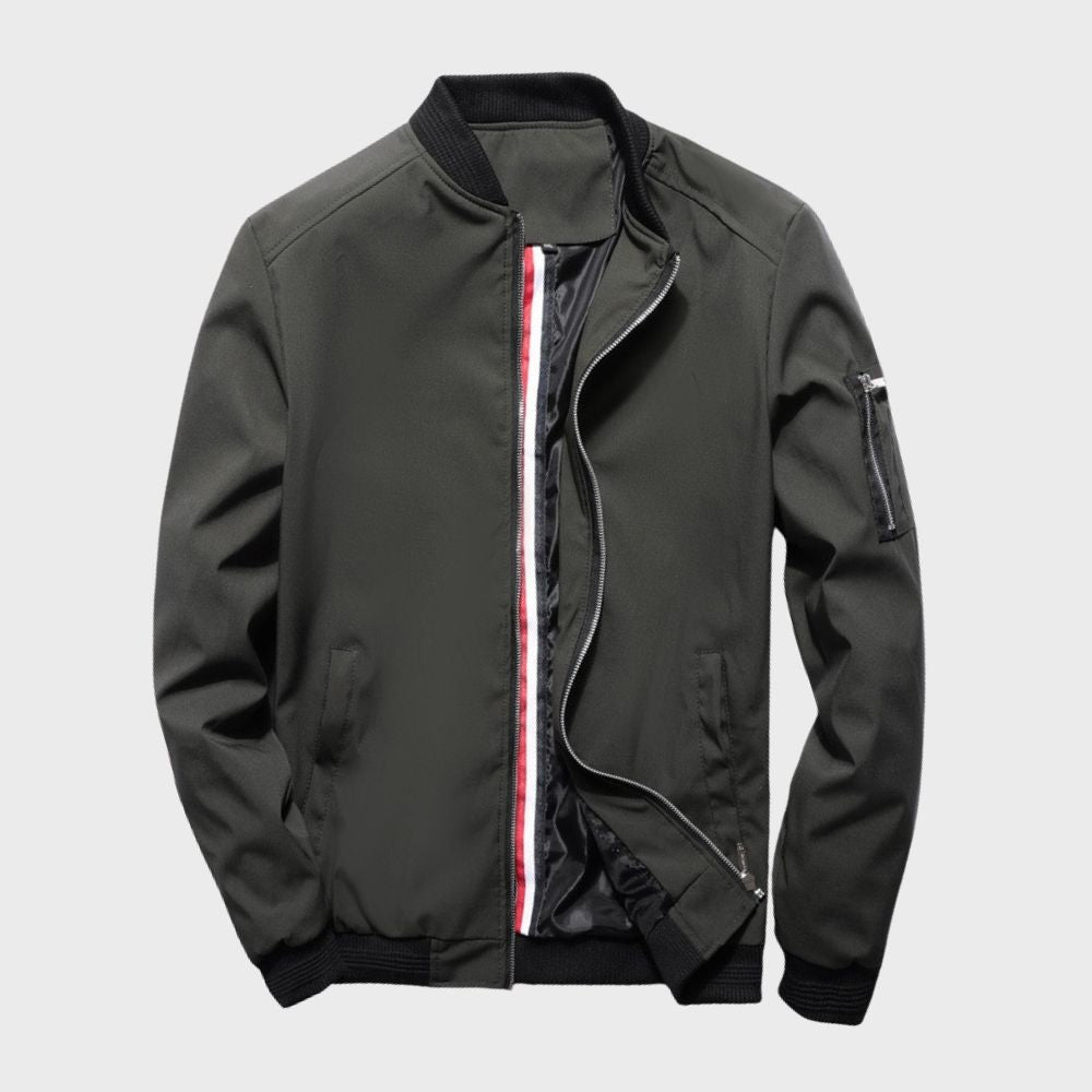 Lightweight bomber jacket for men