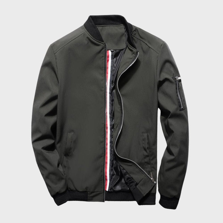 Lightweight bomber jacket for men
