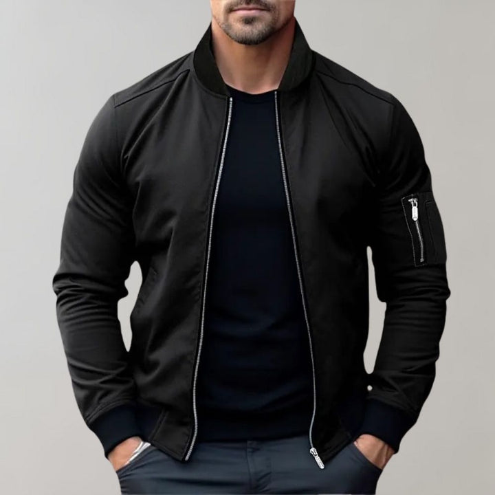 Lightweight bomber jacket for men