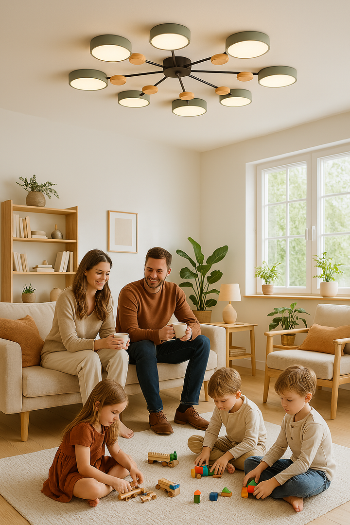 Skandinavisk Taklampe – Forgrenet, Elegant og Bærekraftig Design med LED-teknologi