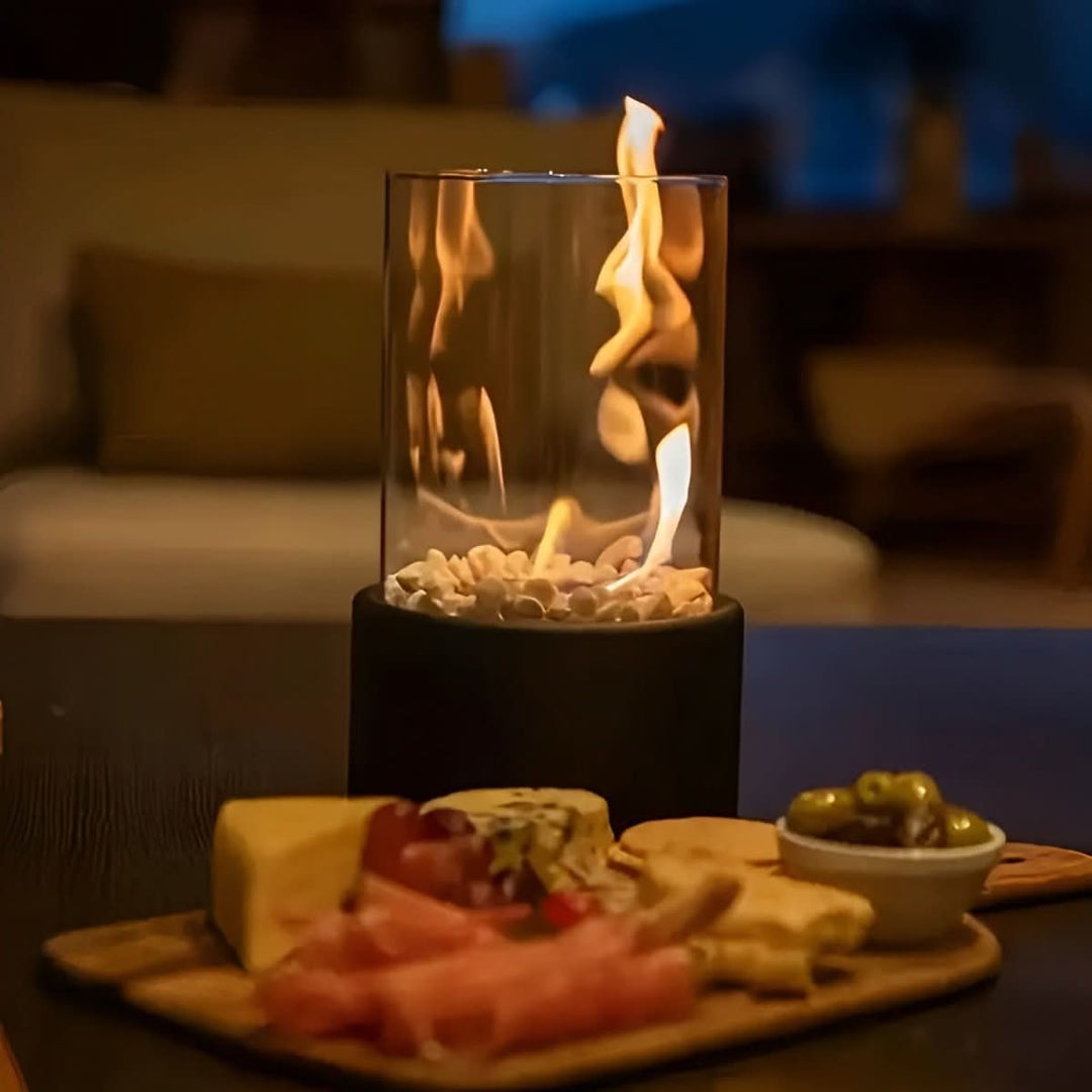 SleekFlame – Røykfri bordpeis for elegant bruk inne og ute