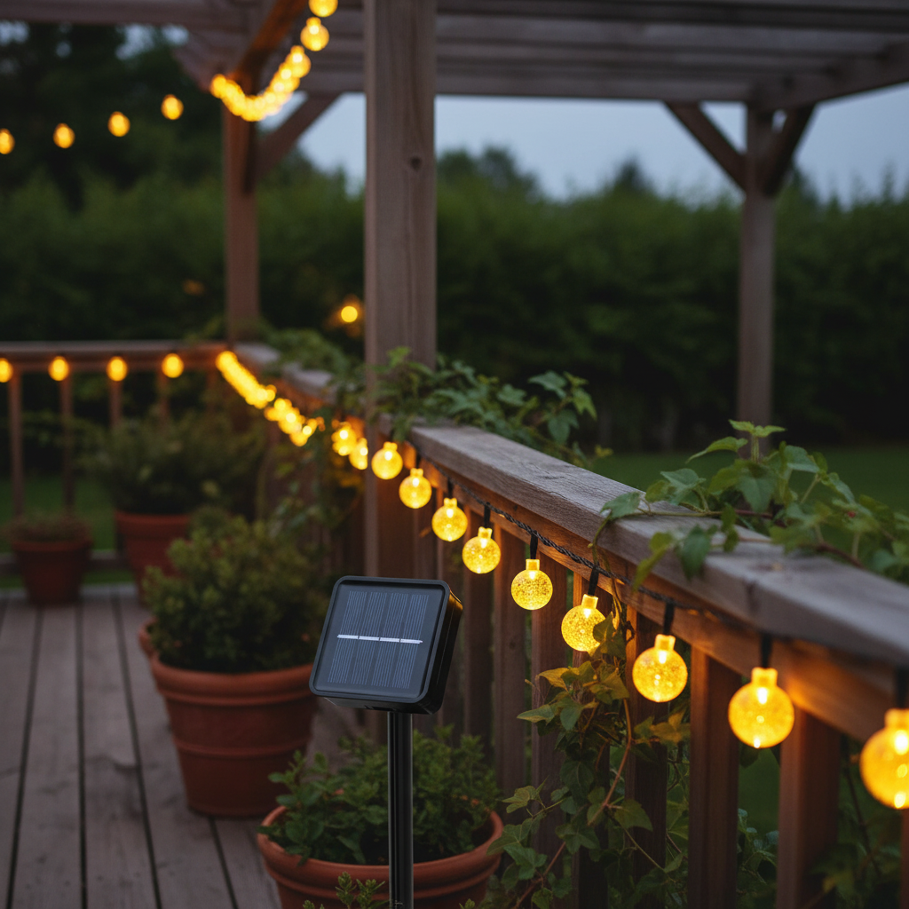 Soldrevet LED-lyslenke – LumenOrbs