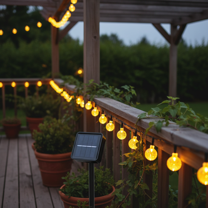 Soldrevet LED-lyslenke – LumenOrbs