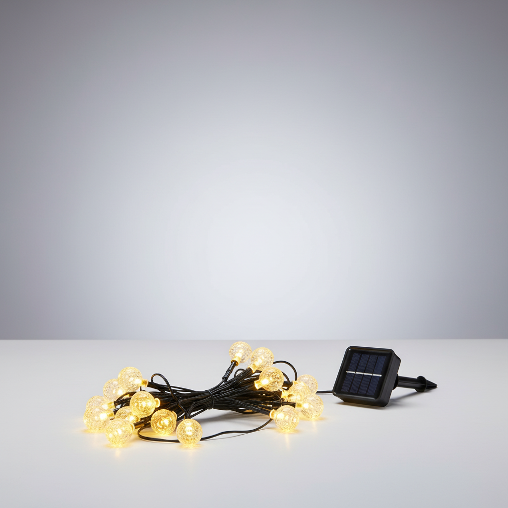 Soldrevet LED-lyslenke – LumenOrbs