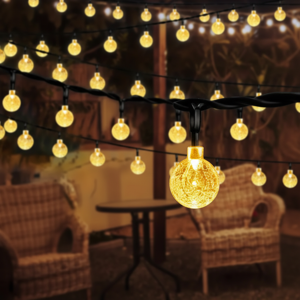 Soldrevet LED-lyslenke – LumenOrbs
