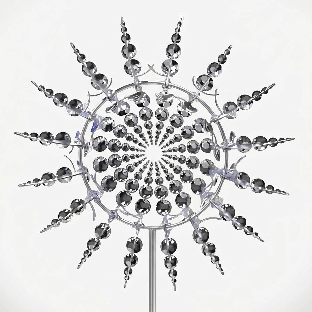 SpindrovaKinetic Metal Wind Spinner On Stake