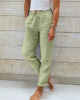 Women's linen trousers
